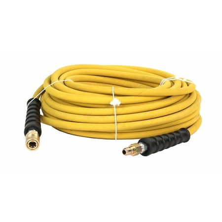100' Pressure Washer 1 Wire Yellow Rubber Hose 3\/8\