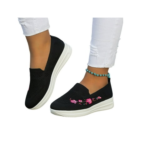UKAP Women Sneakers Comfort Walking Shoes Slip On Flats Platform Casual Shoe Womens Mesh Non-Slip Black 8.5
UKAP Women Sneakers Comfort Walking Shoes Slip On Flats Platform Casual Shoe Womens Mesh Non-Slip Black 8.5