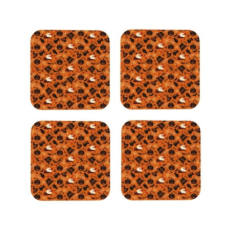 Tideii Retro Halloween for Leather Coasters 4 Pieces Anti-fouling and Anti-scalding Decorative Coasters Suitable for Restaurants Kitchens Coffee Shops-Square
Tideii Retro Halloween for Leather Coasters 4 Pieces Anti-fouling and Anti-scalding Decorative Coasters Suitable for Restaurants Kitchens Coffee Shops-Square