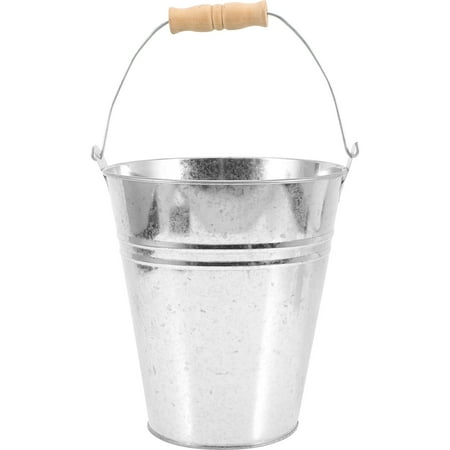 HOMEMAXS Multipurpose Iron Storage Bucket Iron Storage Holder Grill Charcoal Bucket