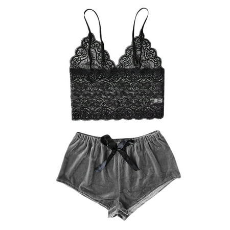 Zuwimk Womens Lingerie Set Naughty Women Lace Lingerie Set Strappy Bra and Panty Set Two Piece Gray XL
Zuwimk Womens Lingerie Set Naughty Women Lace Lingerie Set Strappy Bra and Panty Set Two Piece Gray XL
