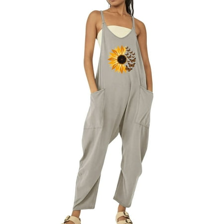 Women s Casual Sleeveless Jumpsuits V Neck Spaghetti Strap Overalls Stretchy Long Pants Romper With Two Pockets Overalls for Women Maternity Romper for Women Long
Women s Casual Sleeveless Jumpsuits V Neck Spaghetti Strap Overalls Stretchy Long Pants Romper With Two Pockets Overalls for Women Maternity Romper for Women Long