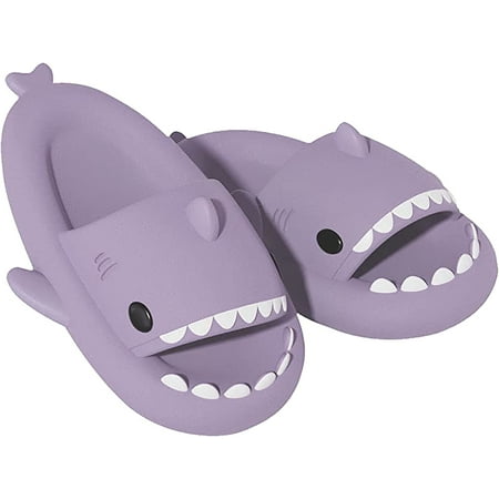 Shark Sandals Slides for Women Men VREKEF Cute Novelty Cartoon Anti-Slip Open Toe Slides Summer Lightweight Shark Sandals Casual Beach Foam Shoes Unisex Fashion Cloud Shark Slippers(Purple)
Shark Sandals Slides for Women Men VREKEF Cute Novelty Cartoon Anti-Slip Open Toe Slides Summer Lightweight Shark Sandals Casual Beach Foam Shoes Unisex Fashion Cloud Shark Slippers(Purple)