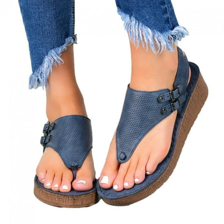 LoyisViDion Summer Casual Hollow Split-Toe Women S Herringbone Wedge Sandals Blue 10(42)
LoyisViDion Summer Casual Hollow Split-Toe Women S Herringbone Wedge Sandals Blue 10(42)