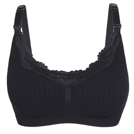 Hinvhai Ladies Traceless Comfortable Breathable No Steel Ring Front Buckle Breastfeeding Bra Woman Underwear On Clearance Black 10(XL)
Hinvhai Ladies Traceless Comfortable Breathable No Steel Ring Front Buckle Breastfeeding Bra Woman Underwear On Clearance Black 10(XL)