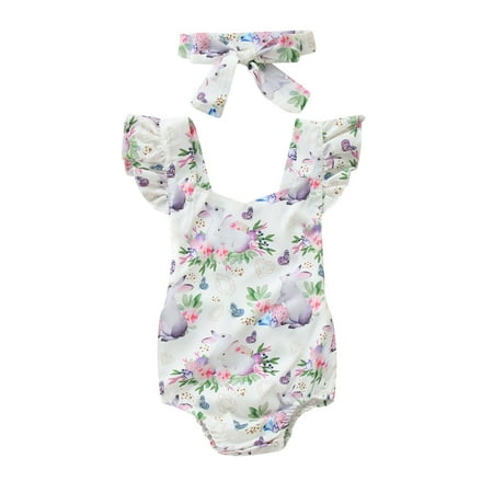 Toddler Kids Baby Romper Girls Easter Rabbit Printed Strap Jumsuit Hair Band Set 0-24M Outfits For 18-24 Months
Toddler Kids Baby Romper Girls Easter Rabbit Printed Strap Jumsuit Hair Band Set 0-24M Outfits For 18-24 Months