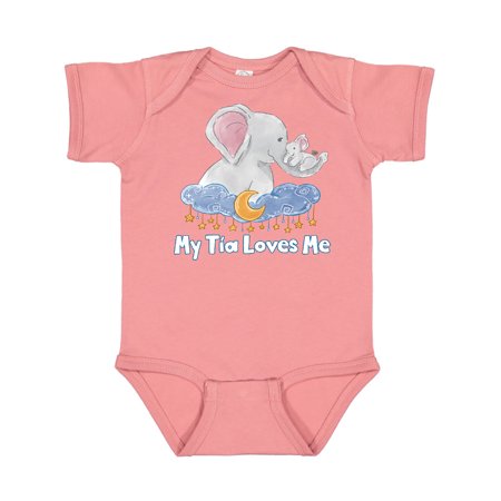 Inktastic My Tía Loves Me Cute Elephants Clouds Moon and Stars Gift Baby Boy or Baby Girl Bodysuit
Inktastic My Tía Loves Me Cute Elephants Clouds Moon and Stars Gift Baby Boy or Baby Girl Bodysuit