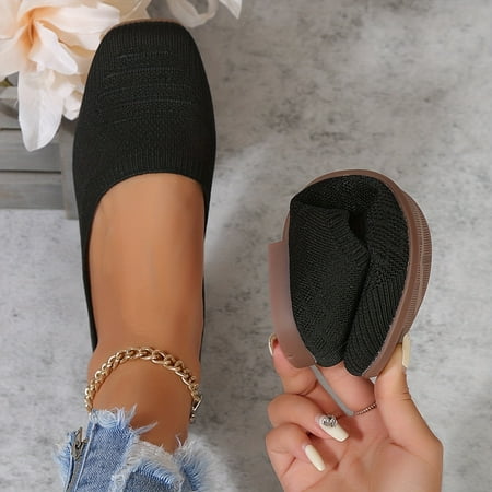 Breathable Knit Flat Shoes - Women s Lightweight and Comfortable Slip On Shoes
Breathable Knit Flat Shoes - Women s Lightweight and Comfortable Slip On Shoes