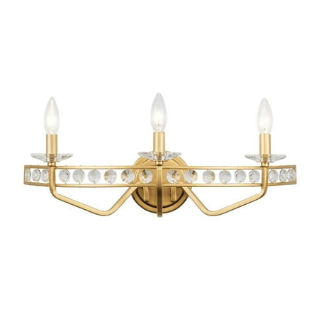 363B03AG-Varaluz Lighting-Monroe - 3 Light Bath Vanity In Luxury and Glam Style-6.25 Inches Tall and 21.25 Inches Wide-Antique Gold Finish 
363B03AG-Varaluz Lighting-Monroe - 3 Light Bath Vanity In Luxury and Glam Style-6.25 Inches Tall and 21.25 Inches Wide-Antique Gold Finish