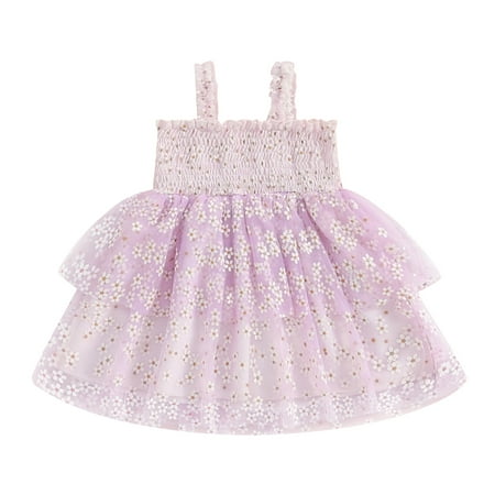 Musuos Baby Girls Summer Sleeveless Dress12 18 24M 3 4T Floral Ruched Mesh Princess Dress for Beach Party Cute Clothes
Musuos Baby Girls Summer Sleeveless Dress12 18 24M 3 4T Floral Ruched Mesh Princess Dress for Beach Party Cute Clothes