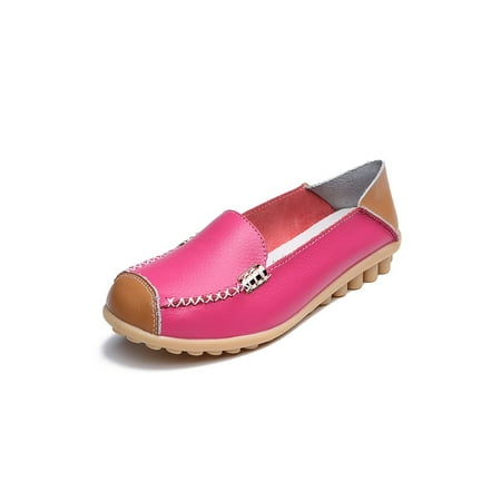 Colisha Ladies Flats Slip On Loafers Stitching Shoes Womens Lightweight Casual Shoe Patchwork Moccasins Rose Red 4.5
Colisha Ladies Flats Slip On Loafers Stitching Shoes Womens Lightweight Casual Shoe Patchwork Moccasins Rose Red 4.5