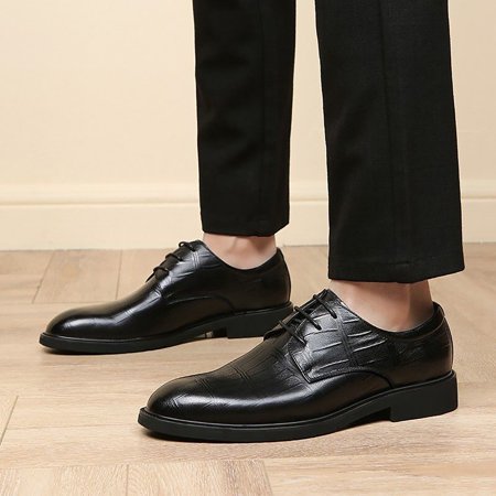 ZXHACSJ Men s Leather Shoes Lace-up Leather Shoes British Casual Single Shoes Men s Shoes Black 39
ZXHACSJ Men s Leather Shoes Lace-up Leather Shoes British Casual Single Shoes Men s Shoes Black 39