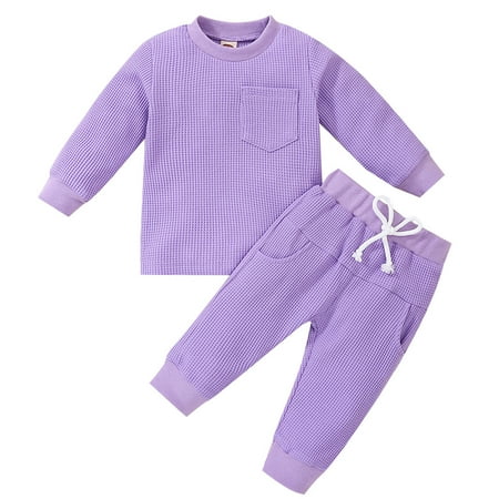 Outfit Set for Boys Baby Girls Boys Winter Long Sleeve Solid Knitted Shirts Tops Pants 2PCS Outfits Clothes Set Fall Baby Outfit
Outfit Set for Boys Baby Girls Boys Winter Long Sleeve Solid Knitted Shirts Tops Pants 2PCS Outfits Clothes Set Fall Baby Outfit