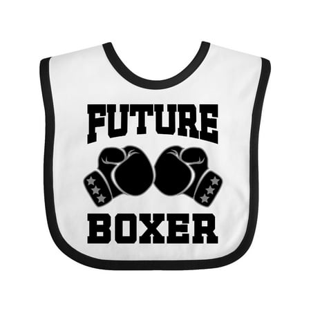 Inktastic Boxing Future Boxer Gift Baby Boy or Baby Girl Bib