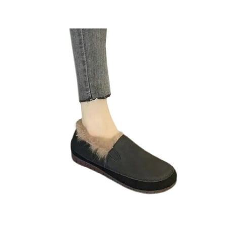 Ritualay Ladies Loafer Slippers Plush Lining Loafers Slip On Flats Comfort Cozy Warm Casual Shoes Walking Work Faux Fur Black 7.5
Ritualay Ladies Loafer Slippers Plush Lining Loafers Slip On Flats Comfort Cozy Warm Casual Shoes Walking Work Faux Fur Black 7.5