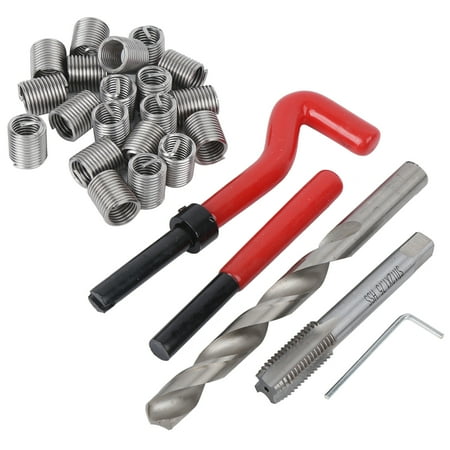 25pcs Durable M12 Thread Repair Kit Hand Tool Thread Repair Kit For Repair Work Common Steel Materials Blind Hole Processing Processing Machinery
25pcs Durable M12 Thread Repair Kit Hand Tool Thread Repair Kit For Repair Work Common Steel Materials Blind Hole Processing Processing Machinery