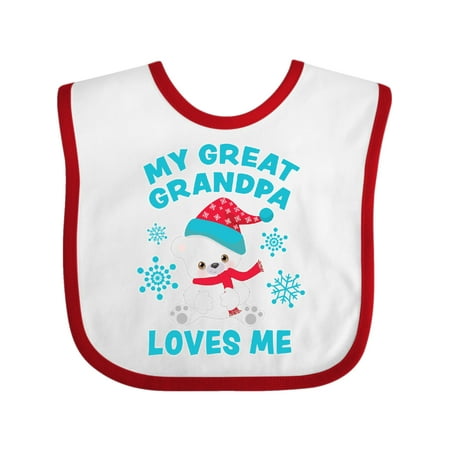 Inktastic Polar Bear My Great Grandpa Loves Me in Santa Hat Gift Baby Boy or Baby Girl Bib
Inktastic Polar Bear My Great Grandpa Loves Me in Santa Hat Gift Baby Boy or Baby Girl Bib