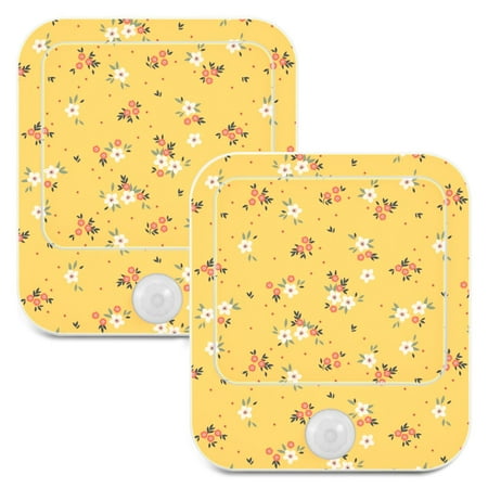 Floral in Yellow LED Motion Sensor Night Light Plug into Wall 2 Pack Auto Dusk to Dawn Adjustable
Floral in Yellow LED Motion Sensor Night Light Plug into Wall 2 Pack Auto Dusk to Dawn Adjustable