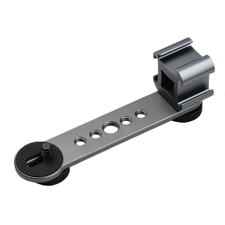 AORESAC Triple Cold Shoe Mount Bracket Extension Bar with 1/4 Inch & 3/8 Inch Thread for Gimbal Stabilizer Tripod Camera Flash Light
AORESAC Triple Cold Shoe Mount Bracket Extension Bar with 1/4 Inch & 3/8 Inch Thread for Gimbal Stabilizer Tripod Camera Flash Light