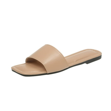Women Sandals Clearance 2023! KBODIU Women s Flat Sandals Extremely Comfy Slides Sandals Fashion Solid Color Slippers Square Head Flat Multicolour Casual Slippers Non-Slip
Women Sandals Clearance 2023! KBODIU Women s Flat Sandals Extremely Comfy Slides Sandals Fashion Solid Color Slippers Square Head Flat Multicolour Casual Slippers Non-Slip