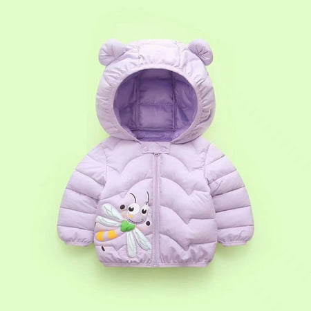 VEKDONE Winter Savings Clearances Toddler Kids Baby Boys Girls Fashion Cute Cartoon Dragonflies Pattern Windproof Padded Clothes Jacket Hooded Coat
VEKDONE Winter Savings Clearances Toddler Kids Baby Boys Girls Fashion Cute Cartoon Dragonflies Pattern Windproof Padded Clothes Jacket Hooded Coat