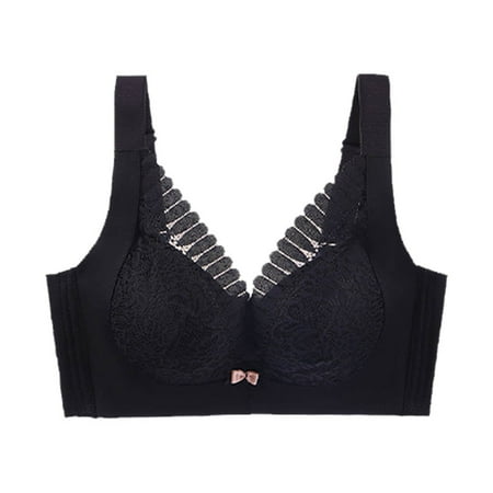 Ruziyoog Cotton Underwear Women Bra Soild Wire Free Underwear One-Piece Bra Everyday Underwear Summer Clearance Black M
Ruziyoog Cotton Underwear Women Bra Soild Wire Free Underwear One-Piece Bra Everyday Underwear Summer Clearance Black M
