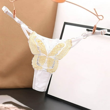 Jialili Women Lace Underwear Lingerie Thongs Panties Ladies Underwear Underpants White One Size
Jialili Women Lace Underwear Lingerie Thongs Panties Ladies Underwear Underpants White One Size