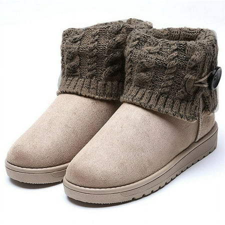 ZBCHLS Women s Mid Calf Button Knit Sweater Boots Lined Winter Snow Ankle Boots Warm Casual Flat Shoes Classic Knitting Snow Boots Outdoor Warm Flat Ankle Boot
ZBCHLS Women s Mid Calf Button Knit Sweater Boots Lined Winter Snow Ankle Boots Warm Casual Flat Shoes Classic Knitting Snow Boots Outdoor Warm Flat Ankle Boot