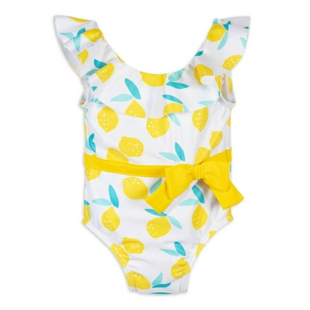 Gerber Baby & Toddler Girl One-Piece Swimsuit With Ruffle with UPF 50+ Sizes 0-3 Months - 5T
Gerber Baby & Toddler Girl One-Piece Swimsuit With Ruffle with UPF 50+ Sizes 0-3 Months - 5T