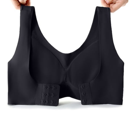 

LEEy-world Lingerie For Women Naughty Brassiere Sport Underwer Vest Women Tira Bra Push Steel Up Yoga Without Gathered Black L