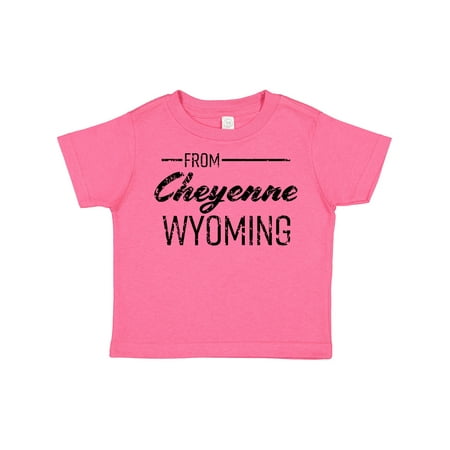Inktastic From Cheyenne Wyoming in Black Distressed Text Gift Toddler Boy or Toddler Girl T-Shirt
Inktastic From Cheyenne Wyoming in Black Distressed Text Gift Toddler Boy or Toddler Girl T-Shirt