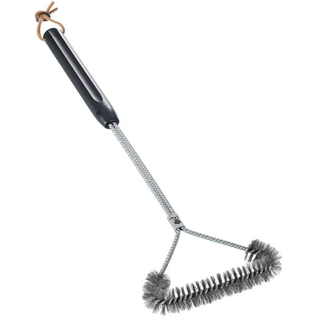 3-Sided Grill Brush Made of thick stainless steel for cleaning large surfaces edges and dislodging debris between grates 21-Inch
3-Sided Grill Brush Made of thick stainless steel for cleaning large surfaces edges and dislodging debris between grates 21-Inch