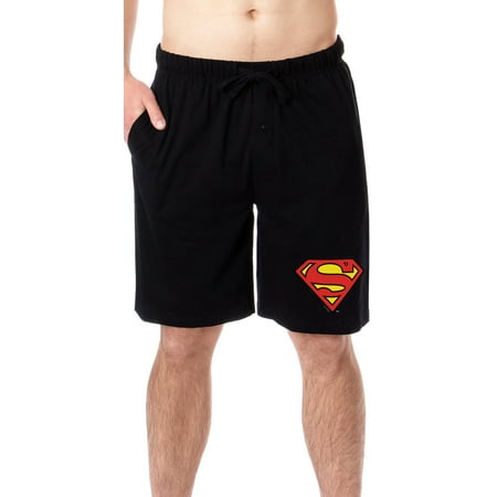 DC Comics Mens Superman S Logo Icon Character Sleep Pajama Shorts