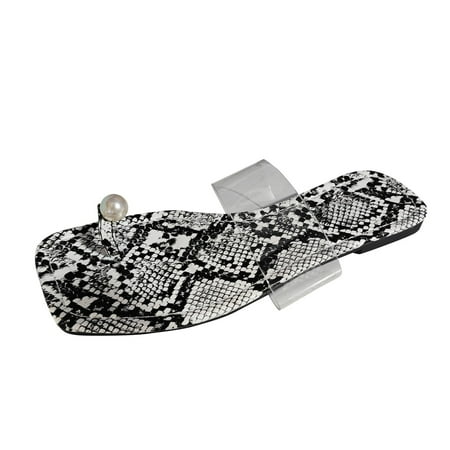 ZAROYEAX Women s Summer Fashion Flat Bottom Clip Toe Pearl Slippers Outdoor Beach Casual Comfortable Sandal Slippers
ZAROYEAX Women s Summer Fashion Flat Bottom Clip Toe Pearl Slippers Outdoor Beach Casual Comfortable Sandal Slippers
