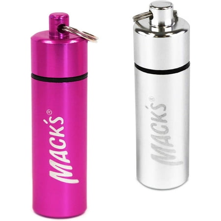 Keychain Carrying Case Aluminum Waterproof Ear Plugs Holder 2 Pack (Silver And Pink)
Keychain Carrying Case Aluminum Waterproof Ear Plugs Holder 2 Pack (Silver And Pink)