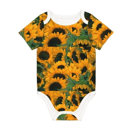 Matuu Sunflowers 7 for Baby Short-Sleeve Bodysuit Soft Cotton Comfortable and Breathable Perfect for Newborns and Infants
Matuu Sunflowers 7 for Baby Short-Sleeve Bodysuit Soft Cotton Comfortable and Breathable Perfect for Newborns and Infants