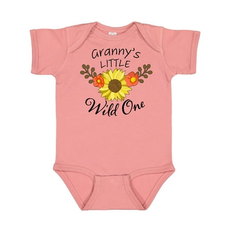 Inktastic Granny s Little Wild 1 with Beautiful Sunflower Gift Baby Boy or Baby Girl Bodysuit
Inktastic Granny s Little Wild 1 with Beautiful Sunflower Gift Baby Boy or Baby Girl Bodysuit