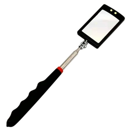 

Younar Telescoping Lighted Inspection Mirror LED Inspection Mirror Flexible Inspection Mirror Mechanic Mirror Tools for Mechanics 360 Swivel for Extra Viewing refined