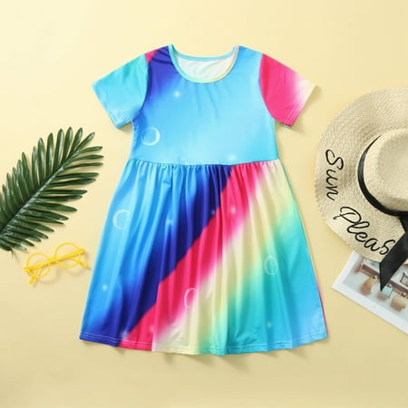 Huilaibazo Girls Dress Casual Toddler Kids Dresses Tie Dress Princess Baby Dyed Clothes Girls Girls Dress&Skirt
Huilaibazo Girls Dress Casual Toddler Kids Dresses Tie Dress Princess Baby Dyed Clothes Girls Girls Dress&Skirt