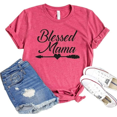 Blessed Mama Shirt Momlife Gift Mother s Day T-Shirt Motherhood Tshirt Women s Maternity Shirts
Blessed Mama Shirt Momlife Gift Mother s Day T-Shirt Motherhood Tshirt Women s Maternity Shirts