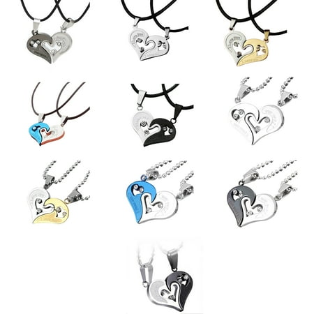 Dress Choice Titanium Steel Mens Womens Couple Necklace Pendant Love Heart Puzzle Matching Necklace Jewelry Valentine s Day Gifts for Boyfriend and Girlfriend
Dress Choice Titanium Steel Mens Womens Couple Necklace Pendant Love Heart Puzzle Matching Necklace Jewelry Valentine s Day Gifts for Boyfriend and Girlfriend