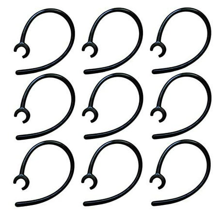 Universal Small Clamp Bluetooth Ear Hook Loop Clip Replacement - Set of 9 Piece Black 
Universal Small Clamp Bluetooth Ear Hook Loop Clip Replacement - Set of 9 Piece Black