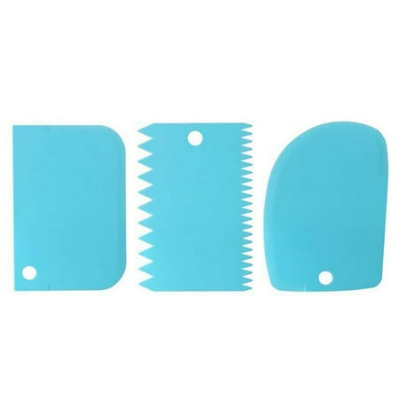 3 PCS Plastic Dough Scraper Cake Cream Icing Spatula Cake Scraper Set Smooth Jagged Edge Spatulas for Fondant Pastries New
3 PCS Plastic Dough Scraper Cake Cream Icing Spatula Cake Scraper Set Smooth Jagged Edge Spatulas for Fondant Pastries New