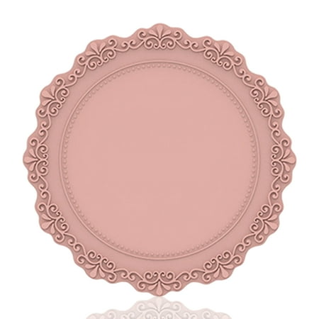 2Pcs Silicone Placemat Heat Insulation Dining Table Mat Restaurant Kitchen Centerpieces Decoration Housewarming Gift pink
2Pcs Silicone Placemat Heat Insulation Dining Table Mat Restaurant Kitchen Centerpieces Decoration Housewarming Gift pink