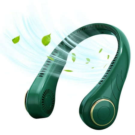 2023 Summer Savings Clearance! WJSXC Leaf Less Neck Hanging Fan Cool Outdoor USB Charging Portable Folding Lazy Neck Hanging Fan Green
2023 Summer Savings Clearance! WJSXC Leaf Less Neck Hanging Fan Cool Outdoor USB Charging Portable Folding Lazy Neck Hanging Fan Green