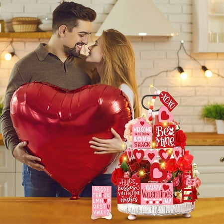 1Set Valentine s Day Tiered Tray Decor Valentine s Day Table Wooden Sign Decorations Tabletop Farmhouse Coffee Signs Heart Decor For Valentine s Day Party Home Kitchen Holiday
1Set Valentine s Day Tiered Tray Decor Valentine s Day Table Wooden Sign Decorations Tabletop Farmhouse Coffee Signs Heart Decor For Valentine s Day Party Home Kitchen Holiday