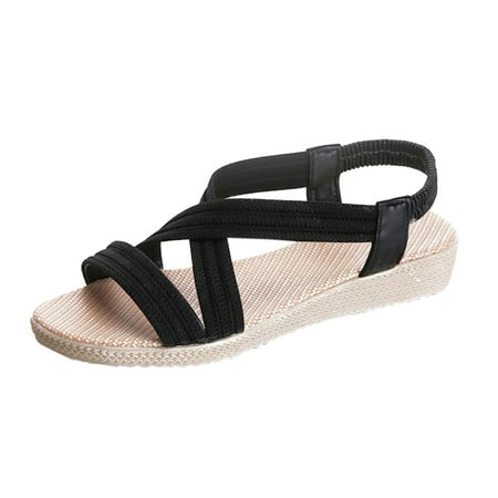Pgeraug womens slippers Women s Open toe Cross Strap Flat Non-slip Beach Shoes Sandals Sandals mens slippers Black 38
Pgeraug womens slippers Women s Open toe Cross Strap Flat Non-slip Beach Shoes Sandals Sandals mens slippers Black 38