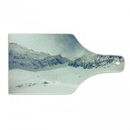 Winter Cutting Board Fantasy Lands on Top of the World with Snowy Cliffs and Stones Alps Tranquil Empty Tempered Glass Cutting and Serving Board Wine Bottle Shape White Blue by Ambesonne
Winter Cutting Board Fantasy Lands on Top of the World with Snowy Cliffs and Stones Alps Tranquil Empty Tempered Glass Cutting and Serving Board Wine Bottle Shape White Blue by Ambesonne