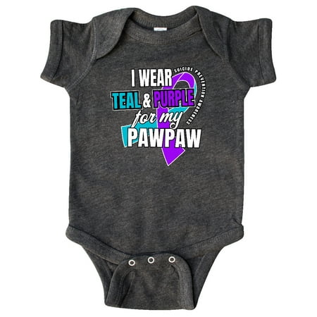 Inktastic Suicide Prevention I Wear Teal and Purple for My Pawpaw Gift Baby Boy or Baby Girl Bodysuit
Inktastic Suicide Prevention I Wear Teal and Purple for My Pawpaw Gift Baby Boy or Baby Girl Bodysuit