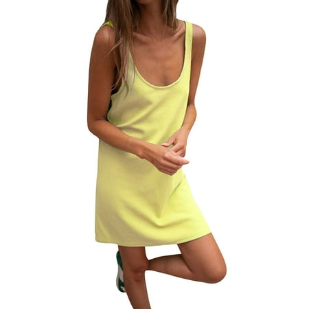 Fashion Dress! MIARHB Women s Solid Color Comfy Nightgown Dress Sleeveless U Neck T Shirt Dresses XL
Fashion Dress! MIARHB Women s Solid Color Comfy Nightgown Dress Sleeveless U Neck T Shirt Dresses XL